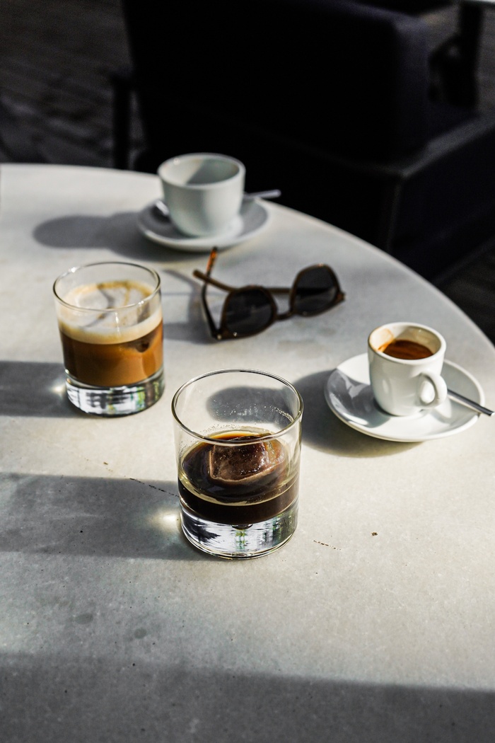 黑色美味咖啡摄影素材