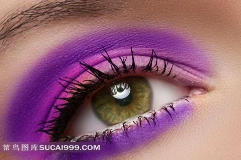 美女眼睛特写高清图片