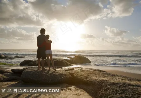 高清海边情侣图片