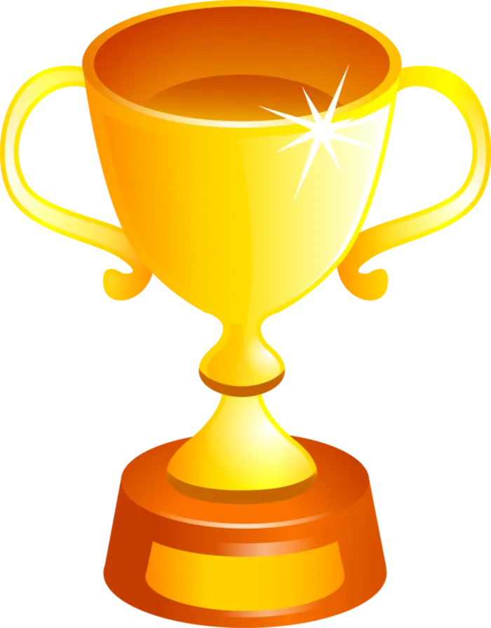 金色冠军奖杯免抠