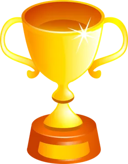 金色冠军奖杯免抠