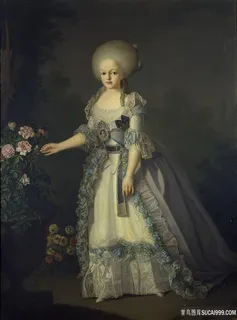 西班牙公主，葡萄牙公主油画