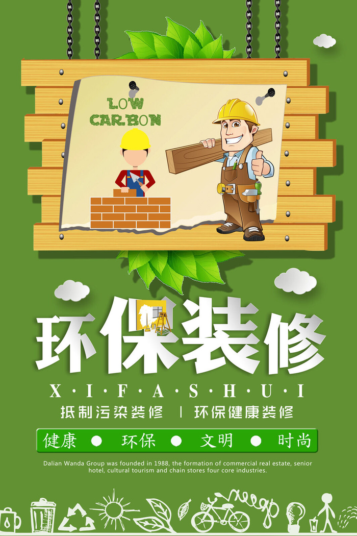 环保 宣传海报psd模版下载