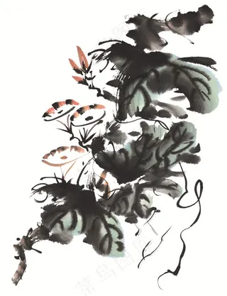 写意花卉大图jpg素材