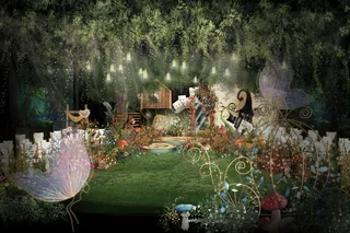 童话森系舞台婚礼效果图