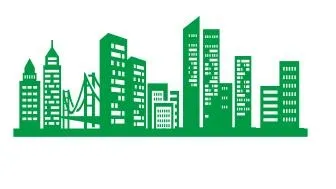 房地产  建筑  剪影  建工  工程cdr矢量模版下载