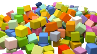 立方体,-什锦,-盒子,-立方体-什