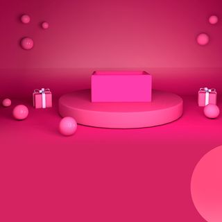 立体C4D场景电商首页主图直通车促销banner海报背景PSD素材