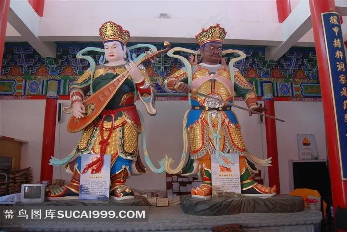 东方持国天王和南方增长天王