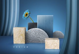 光影质感时尚电商产品场景分层背景