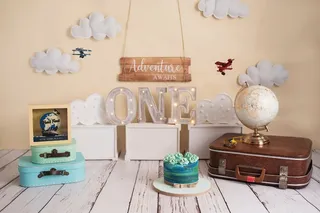 儿童照相拼接背景