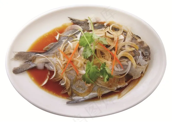 海鲜清蒸海鱼（美食图片）