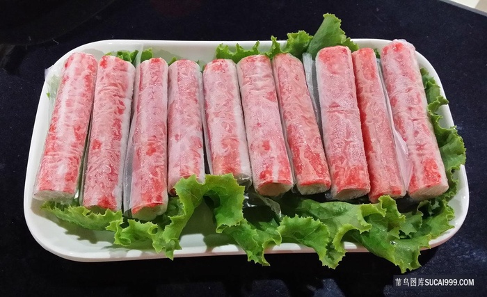 蟹棒荤菜图片素材