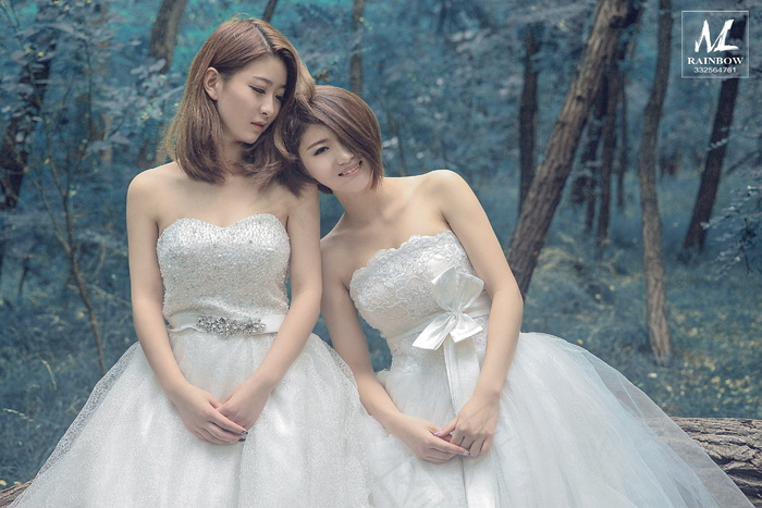 小清新闺蜜艺术照