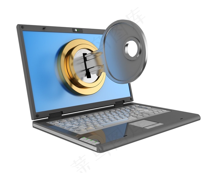 电脑密码锁盾匙