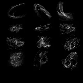 光效PS笔刷部分预览图