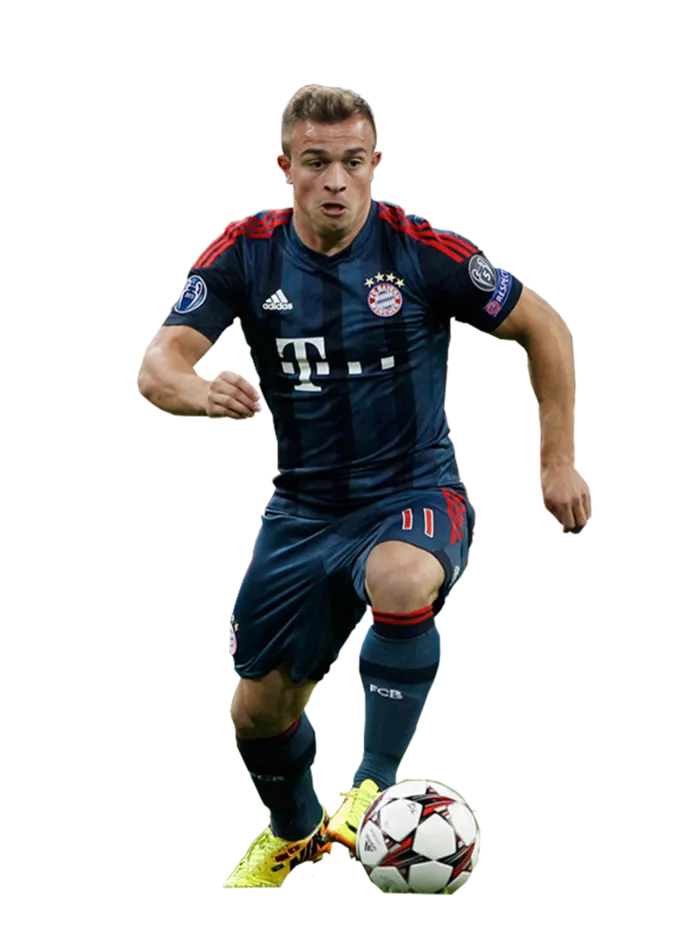 足球运动员踢球射门免抠