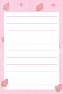 简洁信纸模板图片