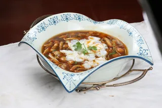 乌鱼蛋烩滑菇   32元