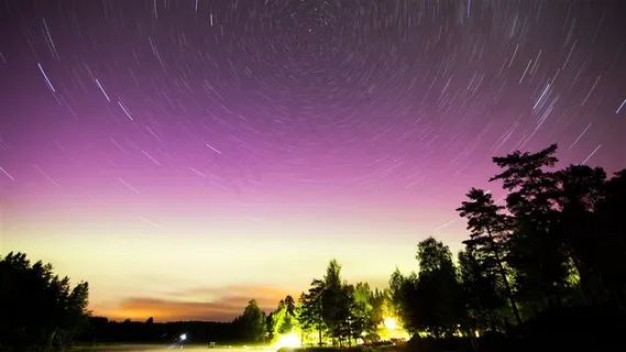 绚丽的夜空图片 绚丽的夜空图片