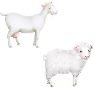 羊儿卡通现代农业