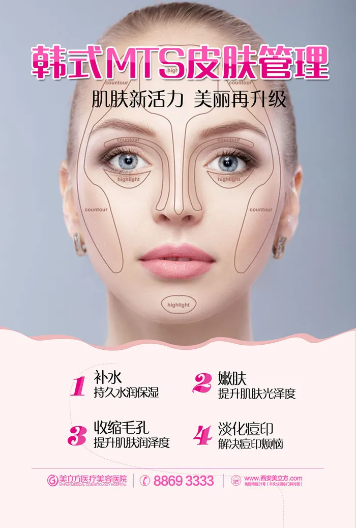医美海报医疗美容psd模版下载