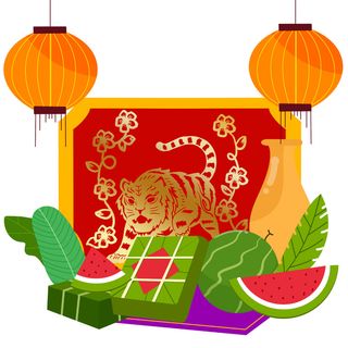 设计 虎年 装饰