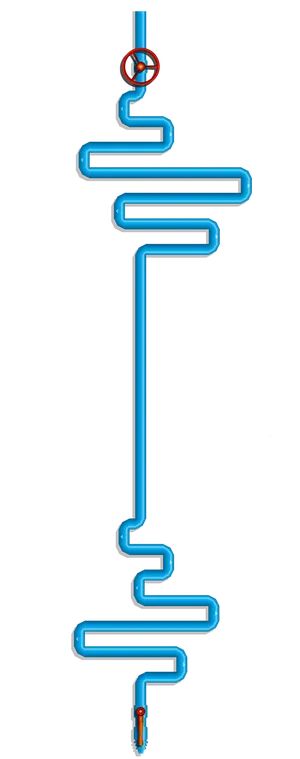 水管自来水油气管道暖气线路图