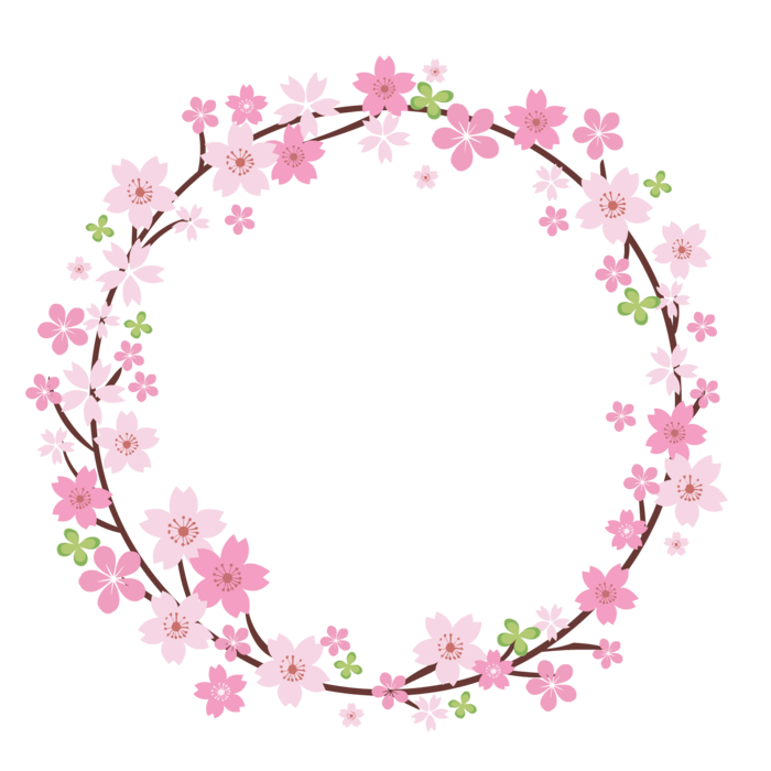 春天浪漫粉红色樱花手绘樱花梅花桃花花朵图片PNG免扣素材