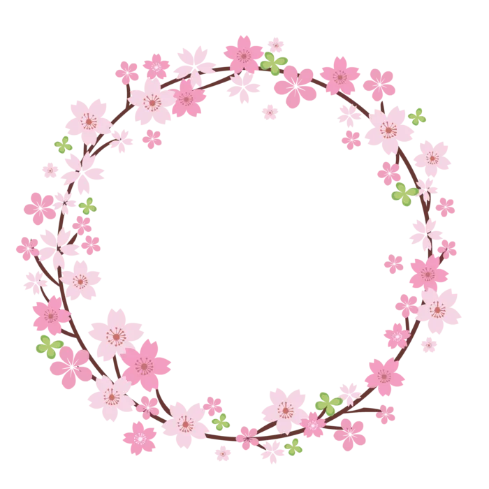 春天浪漫粉红色樱花手绘樱花梅花桃花花朵图片PNG免扣素材