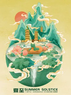 夏至 夏至海报图片 夏至 夏至海报图片