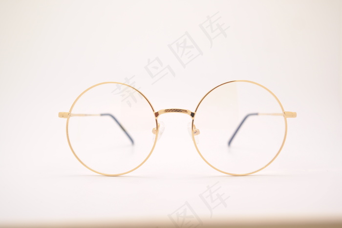 圆框眼镜图片