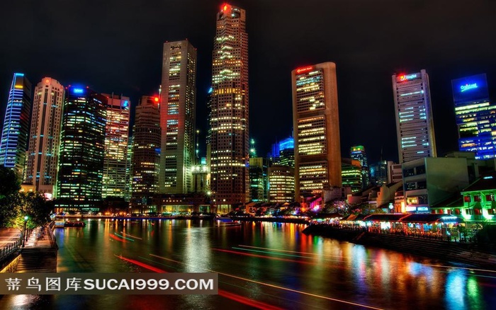 狮城新加坡迷人夜景摄影
