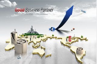 现代发展生活背景墙