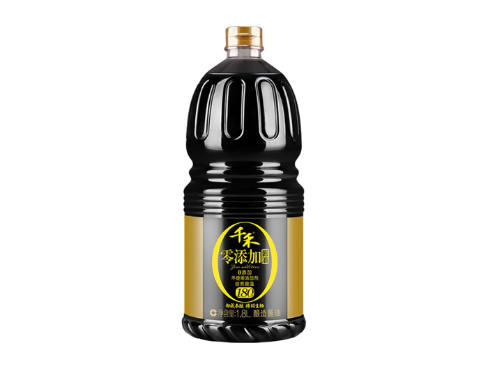 千禾_零添加酱油超市商品白底图免抠实物摄影png格式图片透明底