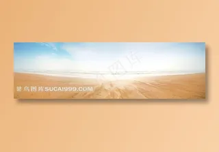 海滩蓝天图片
