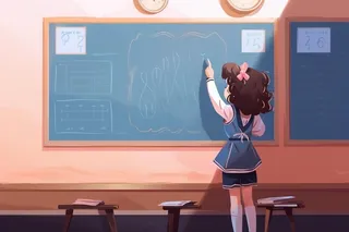 课室学习黑板儿童粉笔写字背景