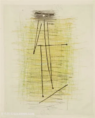 毕加索线条艺术挂画