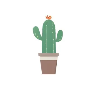 仙人掌花盆免抠