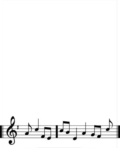 音乐笔记 PNG免抠(400x494)