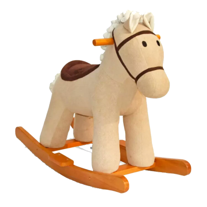 木马玩具剪贴画儿童节幼儿园卡通插画