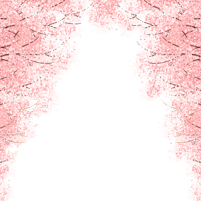 春天浪漫粉红色樱花手绘樱花梅花桃花花朵图片PNG免扣素材