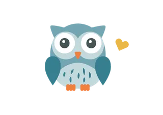 猫头鹰蓝色