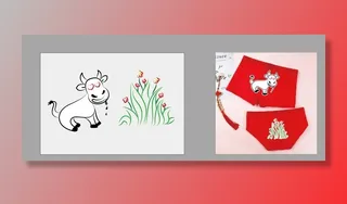 情侣内裤设计图案