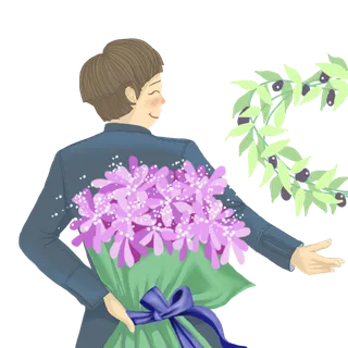 婚纱卡通人物婚礼白纱结婚婚纱摄影手绘