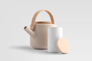 高端品牌茶叶包装盒纸袋智能贴图样机产品效果图展示PSD素材模板