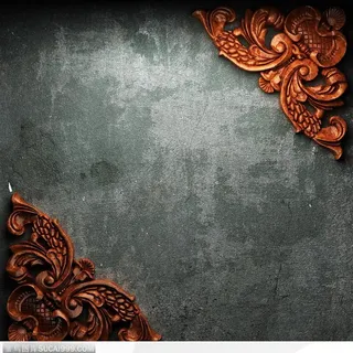 背景底纹-精美的木雕边框