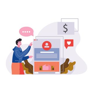 扁平化人物场景办公互联网等距ai矢量设计网页海报UI素材插画