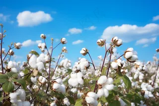 棉花种植成熟摄影图
