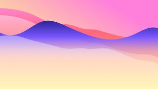 极简剪纸波浪弥散光渐变背景图设计素材